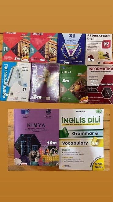 Məktəb və abituriyent hazırlığı üçün müxtəlif fənn üzrə test bankları — 1