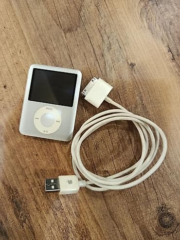 comitok l7c pro: Apple iPod nano (3-cü nəsil) – 4 GB • Gümüş rəngli kompakt MP3 pleyer — 4