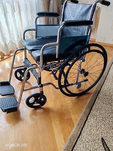 tibbi məhsullar: Tualet funksiyalı əlil arabası - Konstruksiya: xrom örtüklü möhkəm — 2