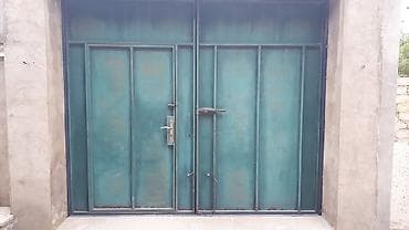 qapi darvaza: İşlənmiş Dəmir Həyət darvazası, Yana açılan, Mexaniki, Qapı ilə, rəng - Yaşıl, Kredit yoxdur — 4