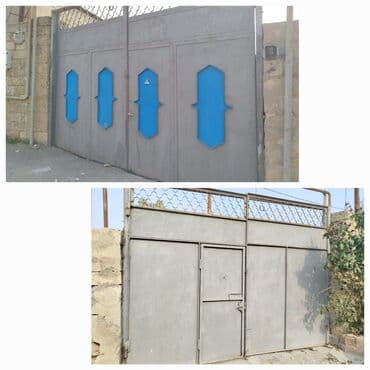 darvaza kreditlə: 3 Metr hundurluyu 4 metr eni Təmiz 2 lik qalın dəmirlə yığılıb.Qalın — 1