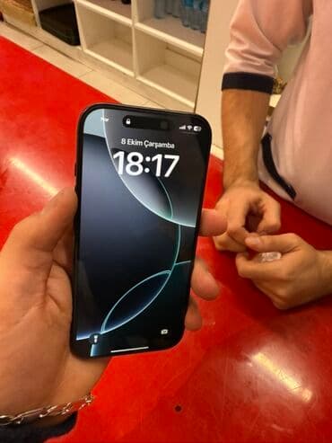 iphone 16 pro islenmis: IPhone 16 Pro, 256 GB, Graphite, Barmaq izi, Face ID — 3