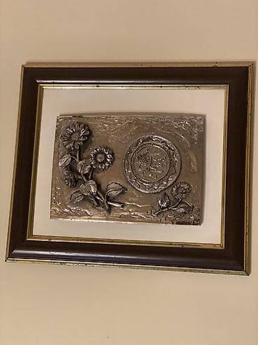 Divar üçün dekorativ tablo – relyef metal kompozisiya - Material