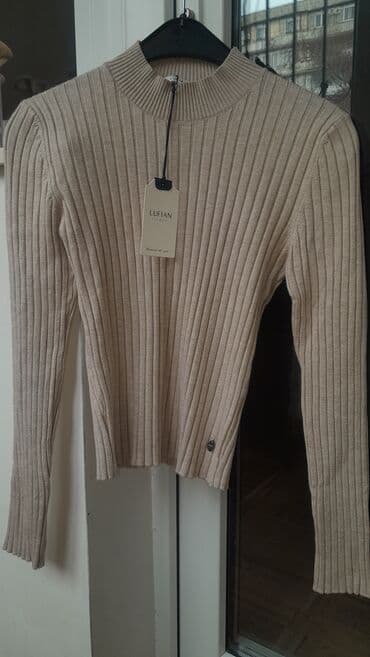 toxunma jaket modelleri: Sviter, XS, rəng - Bej — 2