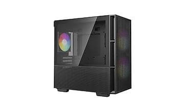 cpu kuller: PC korpusu – mesh ön panel və şüşə yan panel ilə, RGB ventilyatorlu - — 2