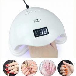 manikür aparatı: Şellak lak qurudan sun 5 LED UV lampa 48W Salon və evdə dırnaq — 1