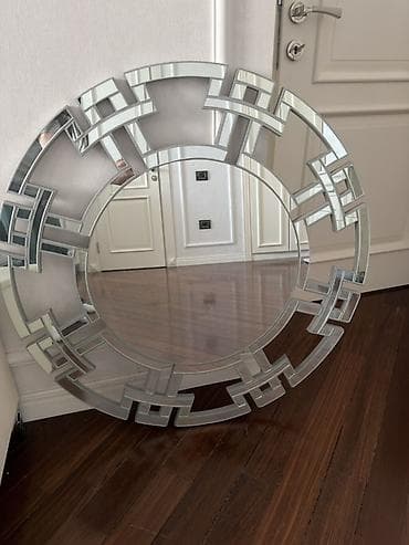 Vazalar: Güzgü Divar üçün, Dairə, Dekorativ, Naxışlı — 1