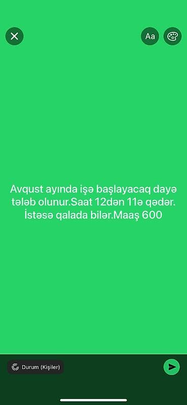qarayevde daye: Dayələr — 1