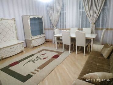 4 otaqlı ev: Meqafanın yanı, 16/4 mərtəbə, 90 kv, 2 otaq, tam əşyalı, dəniz — 6