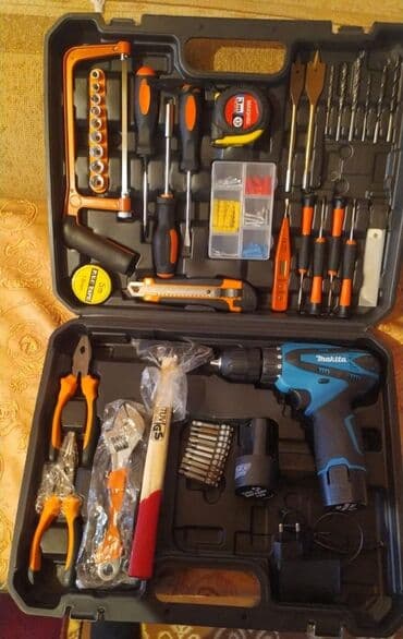 makita lobzik: Drel dəsti Makita 18V yeni keyfiyyətli
Drel 
Drel dəsti — 1