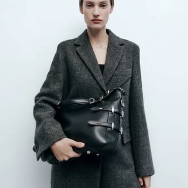 qadın çantaları: Zara böyük çanta 
az işlenib — 4