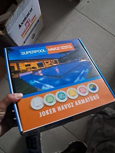 Bitkilər üçün dibçəklər: SUPERPOOL “Joker Havuz Armatürü” – hovuz üçün işıqlandırma sistemi - — 1