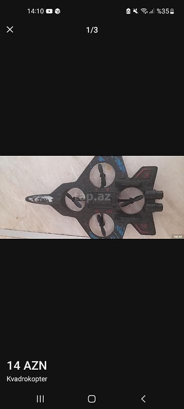 oyuncaq barbie: Kvadrakopter oyuncaq dron Dronda axrıncı dəfə problemsiz idi bataryası — 1