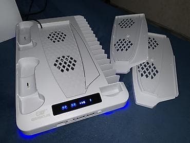 PS5 üçün GAMINJA çoxfunksiyalı stend və dok stansiyası - Konsolu — 4