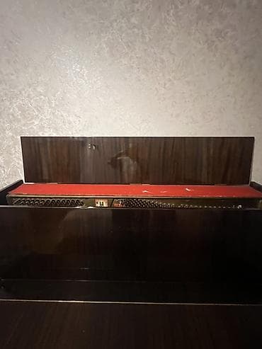 hoffmann 43 109 cm: Upright piano - Korpus: tünd qəhvəyi, parlaq lak örtüklü taxta — 3