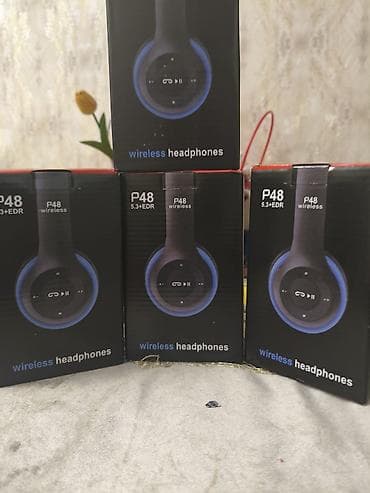 mikrofon qiymeti: P48 Wireless Headphones – 5.3+EDR - Bağlantı: Bluetooth 5.3 + EDR – — 2