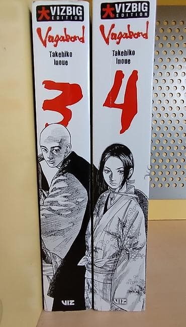 Другие книги и журналы: Vagabond mangasinin 3 ve 4cü volu.
Mangalar ingiliscedir.Denesi 40azn — 3