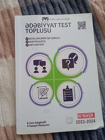 Testlər: Məhsul: “Ədəbiyyat Test Toplusu” – III nəşr (2023–2024) YALNIZ — 1