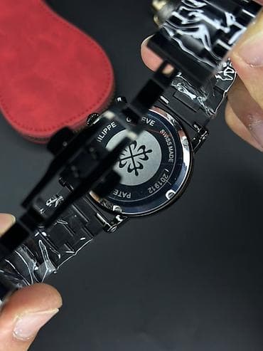 chopard qolbaq: Klassik xronoqraf dizaynlı kişi qol saatı - Brend üslubu: Patek — 3