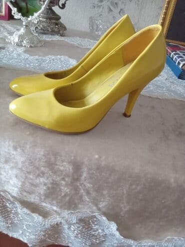 hicab az: Tuflilər, Ölçü: 36, rəng - Sarı, İşlənmiş — 3