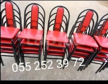 stol və stul dəstləri: Yeni, Sadə stul, Metal, Azərbaycan — 2