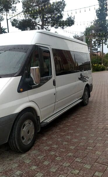 дом на колесах turbo az: Ford Transit mikroavtobus - Korpus: uzun və yüksək tavanlı kuzov, ağ — 3