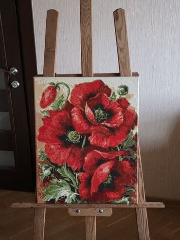 гобеленовые картины: Картины Холст.Акрил Гранаты 50×70,250 ман Африканка 60×75,250ман — 7