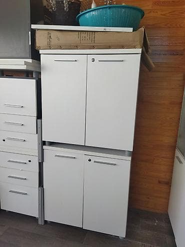 Ofis dolabları və modulları dəsti - Rəng: ağ (bəzilərində tünd boz və lalafo.az -da Ofis dolabları və modulları dəsti - Rəng: ağ (bəzilərində tünd boz və