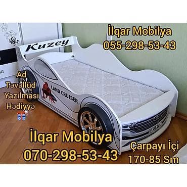 Детская мебель: Новый, На заказ, Кровать-машина, Без матраса, Без выдвижных ящиков — 6