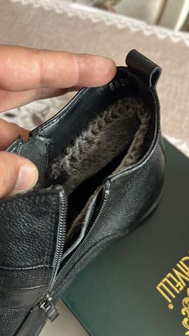 bot kişi: Ducivelli kişi qış botları - Rəng: qara - Model: klassik, qısa — 2