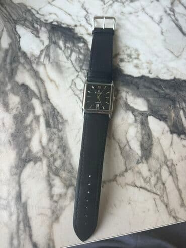 kişi ucun klassik qara kostyum: Qol saatı, rəng - Qara — 2