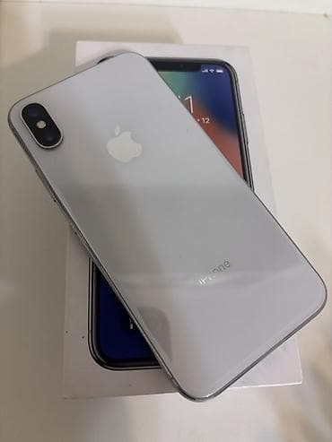 IPhone X, 64 GB, Gümüşü, Face ID