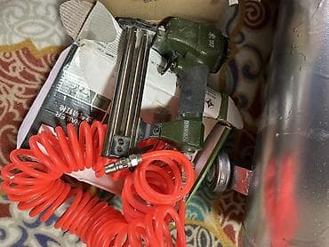 Mexaniki əl alətləri: Kompessor və pnevmatik dəst - Güclü hava kompressoru: metal qəfəsli — 2