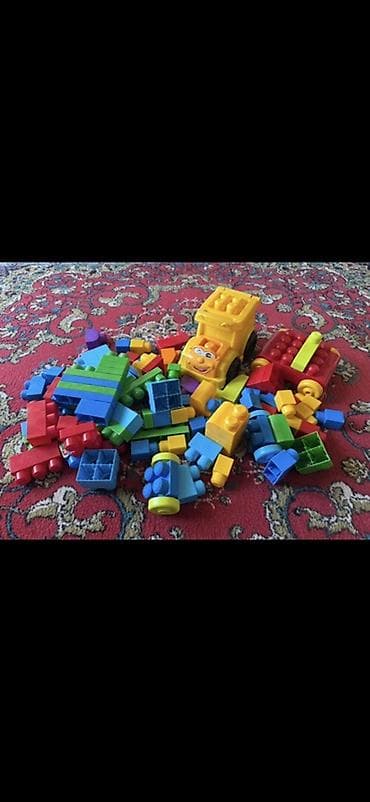 el oyunları: Original lego dəst araba,maşın ilə Rəngarəng iri ölçülü konstruksiya — 1
