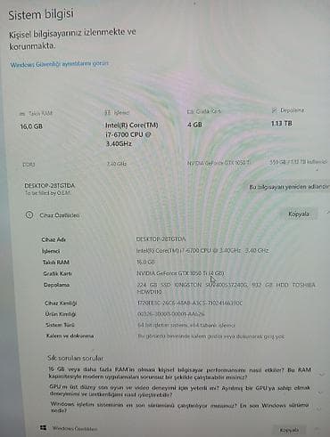 Masaüstü kompüterlər və iş stansiyaları: Gaming PC RDR 2 GTA V CS2 PRAGMATA RESİDENT EVİL REQUİEM — 2