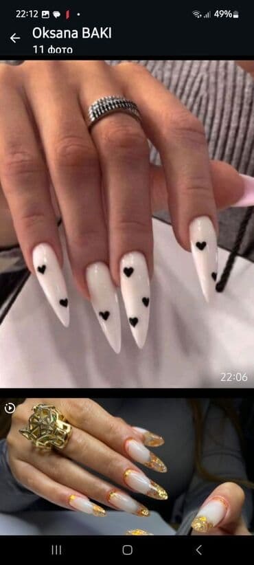 refle saçlar 2020: Manikür, Dırnaq qaynağı, Salonda — 1