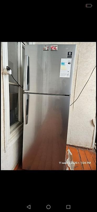 en ucuz soyuducu qiymetleri: 2 qapılı Soyuducu Satılır, rəng - Gümüşü — 1