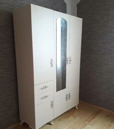 skaf dolab: Açılan, 4 qapılı Düz dolab, Qarderob, paltar dolabı — 2