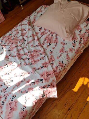 pastel dəstləri: Новый Для взрослых Односпальное 4 сезона Хлопок Комплект постельного белья, Самовывоз — 3