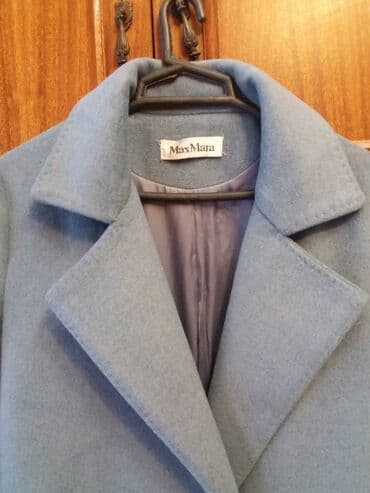 dt3 max: Maxmara palto, yaxshi veziyyetdedir, S-M razmer gedir 36-38, mavi — 2