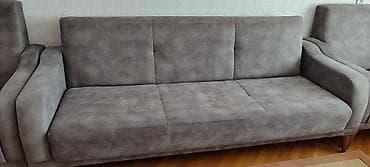 mebel desdi: Qonaq otağı dəsti - Material: ağac teksturalı MDF/LDSP kombinasiya — 8