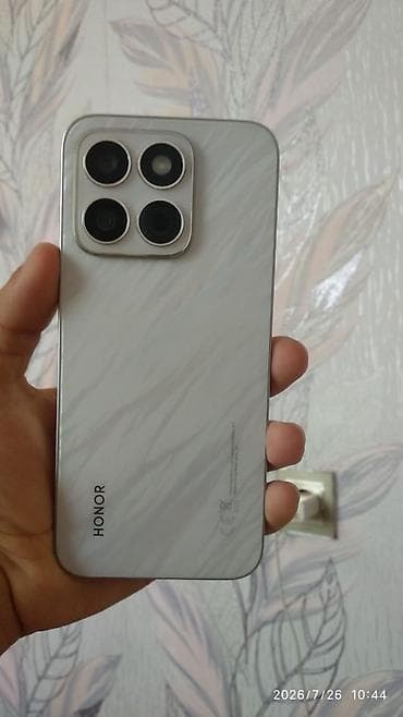 телефон fly б: Honor X8c, 128 ГБ, цвет - Серебристый, Отпечаток пальца — 2