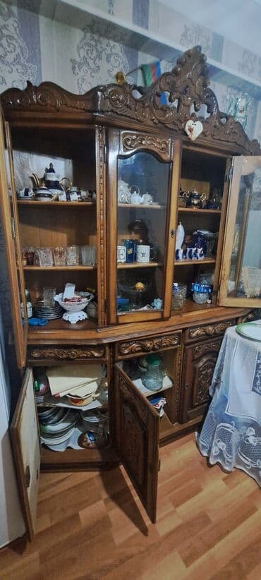 taxta boşqab: Açılan, 4 qapılı Künc dolab, Bufet — 2