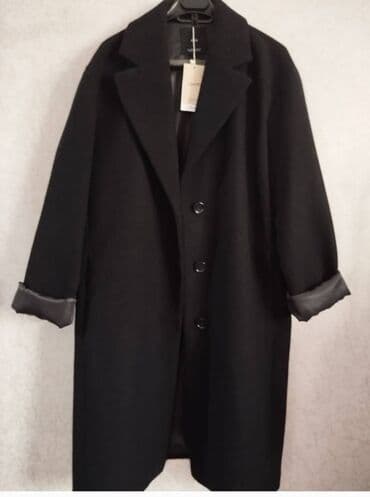 loreta palto: Palto, Mango, L, rəng - Qara — 1