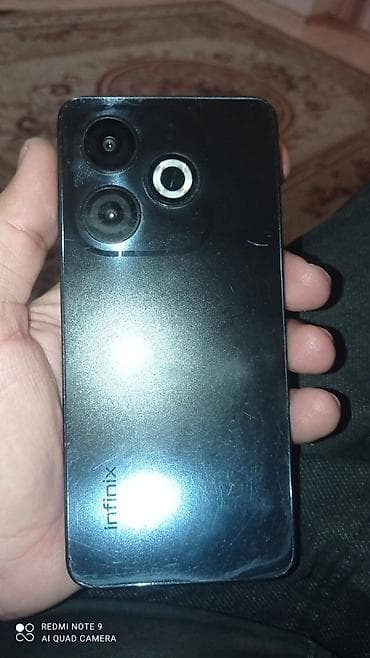 telefonlar samsug: Infinix Smart 8, 128 GB, rəng - Qara, Sensor — 2