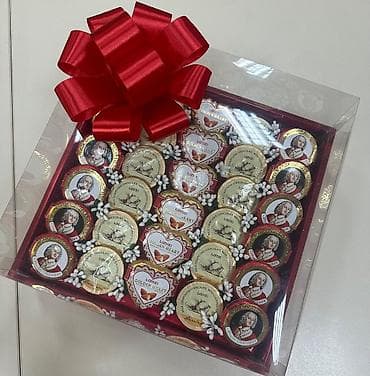 Digər ev dekoru: Hədiyyə paketi, rəng - Qızılı — 2