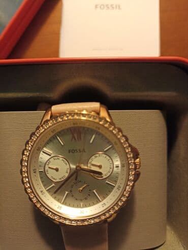 forsining saat: Yeni, Qol saatı, Fossil, rəng - Çəhrayı — 2