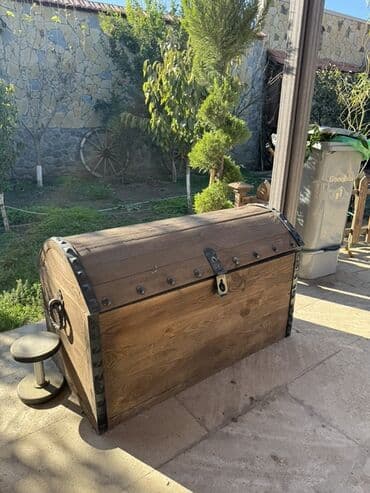 world of tank: Klassik üslubda böyük taxta sandıq Keyfiyetli taxtadan yığılıb — 1