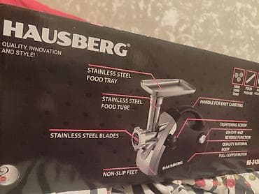 hausberg: Ət çəkən maşın Hausberg, Yeni — 1