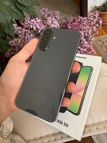 sim: Samsung Galaxy A56 5G, 256 GB, rəng - Boz, Barmaq izi, İki sim kartlı, Face ID — 7
